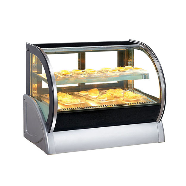 glass cake display fridge